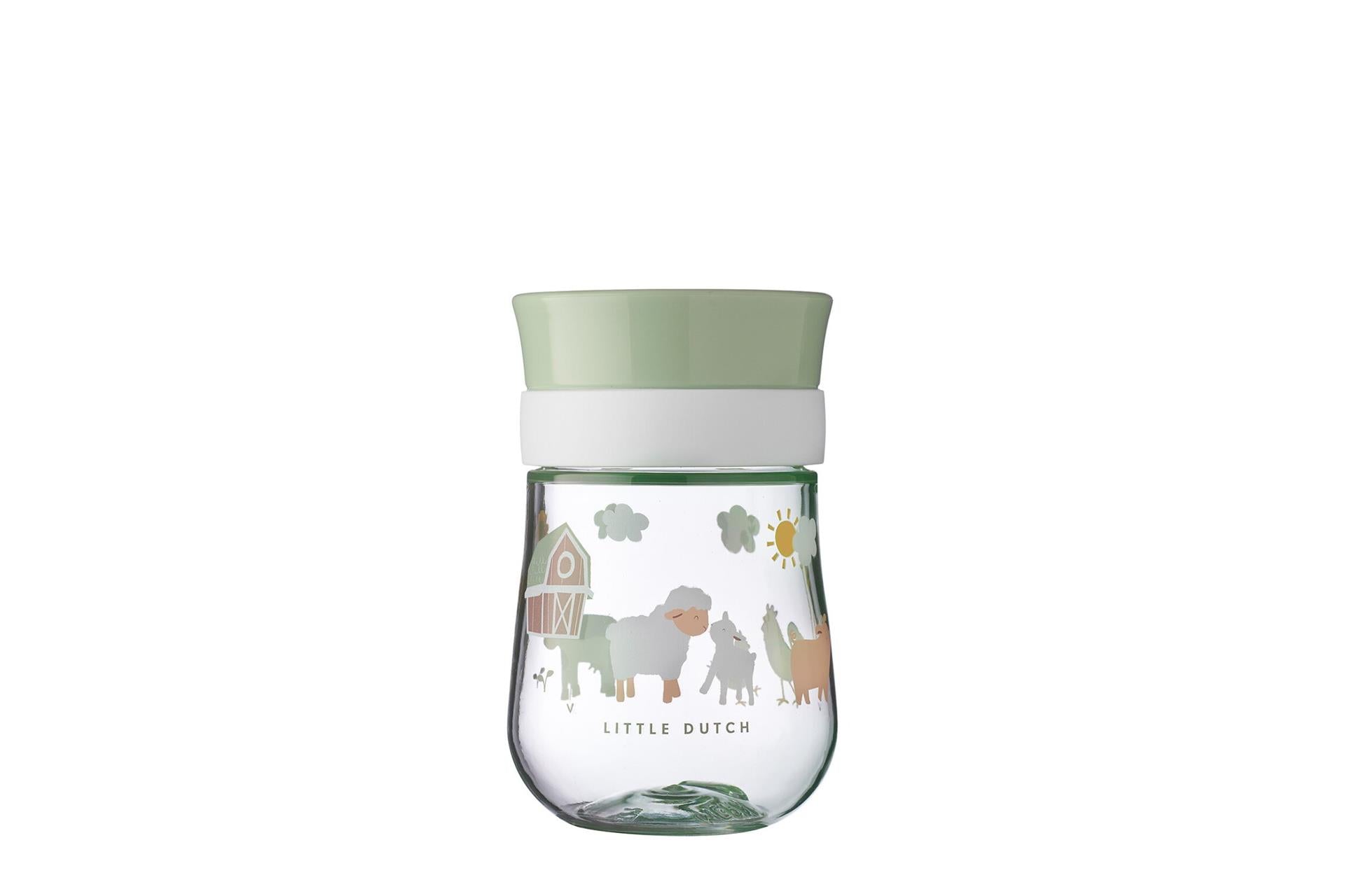 Mepal mio 360° oefenbeker little dutch - 300 ml - makkelijk vast te houden - kinderservies - little farm