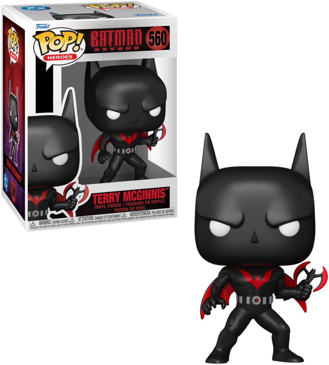 Funko batman terry mcginnis (chase edition mogelijk!) vinylfiguur 560 unisex pop! - neutraal - standard
