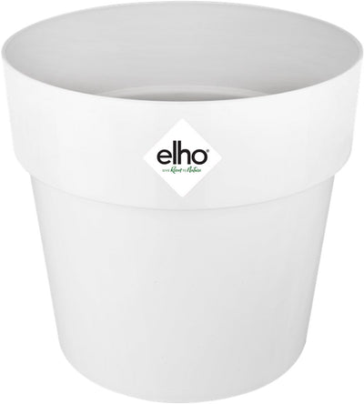 Elho b.for original rond 18 - bloempot voor binnen - 100% gerecycled plastic - ø 18.0 x h 16.5 cm - wit