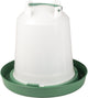Duvo plus dinner time drinkklok schroef met handvat eco voor pluimvee 10l transparant groen