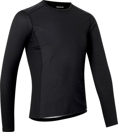 Gripgrab - windbreaking thermal lange mouw winter fiets ondershirt windafwijzend thermoshirt - zwart - heren - maat xxl