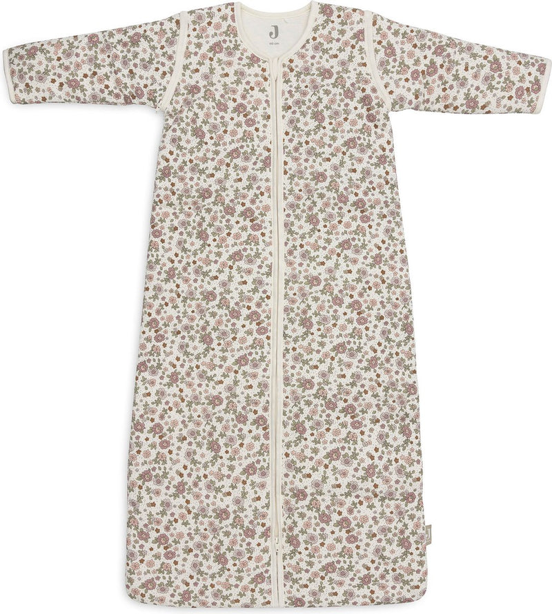 Jollein baby slaapzak winter met afritsbare mouw 110cm retro flowers - winterslaapzak
