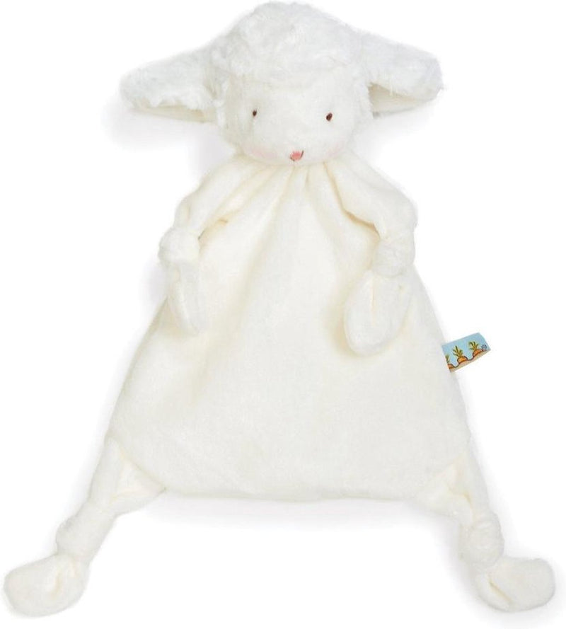 Bunnies by the bay kiddo the lamb knuffeldoekje - speendoekje - extreem zacht - machine-wasbaar - lammetje - 30 cm - wit