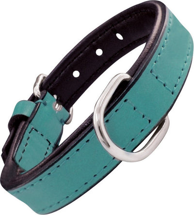 Gloria dog collar padded turquoise 45 cm (45 x 2 cm)