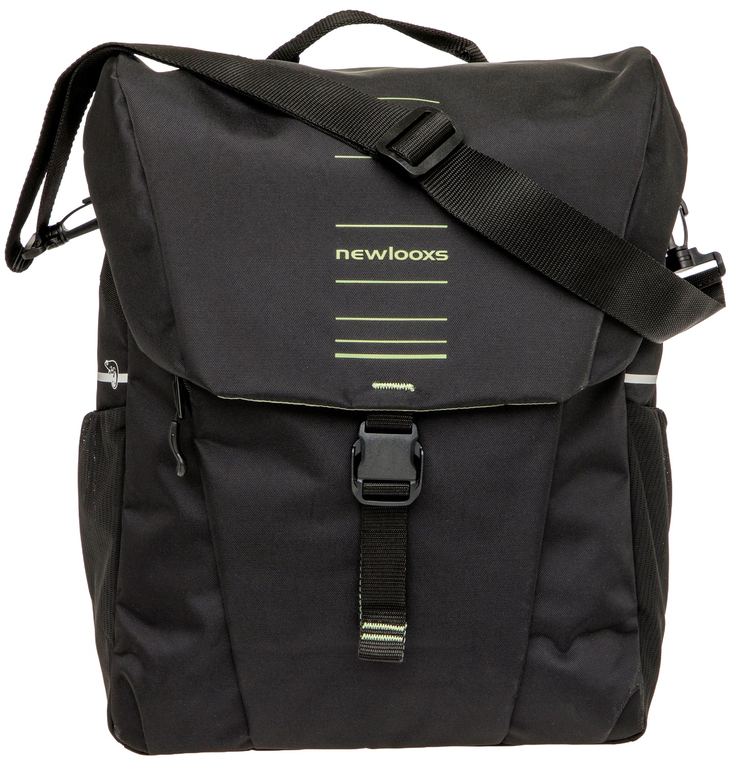 Newlooxs tas new looxs vigo enkel | zwart groen | 20l