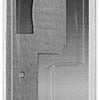 Yale 1019071 - 1 vlakke sluitplaat inox ser90 r l | 3 stuks