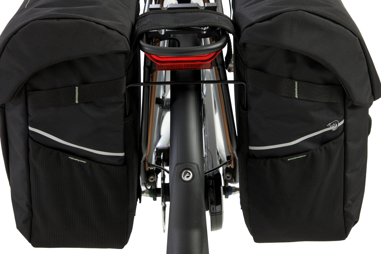 Newlooxs new looxs vigo 536.155 zwart groen dubbeltas 40l