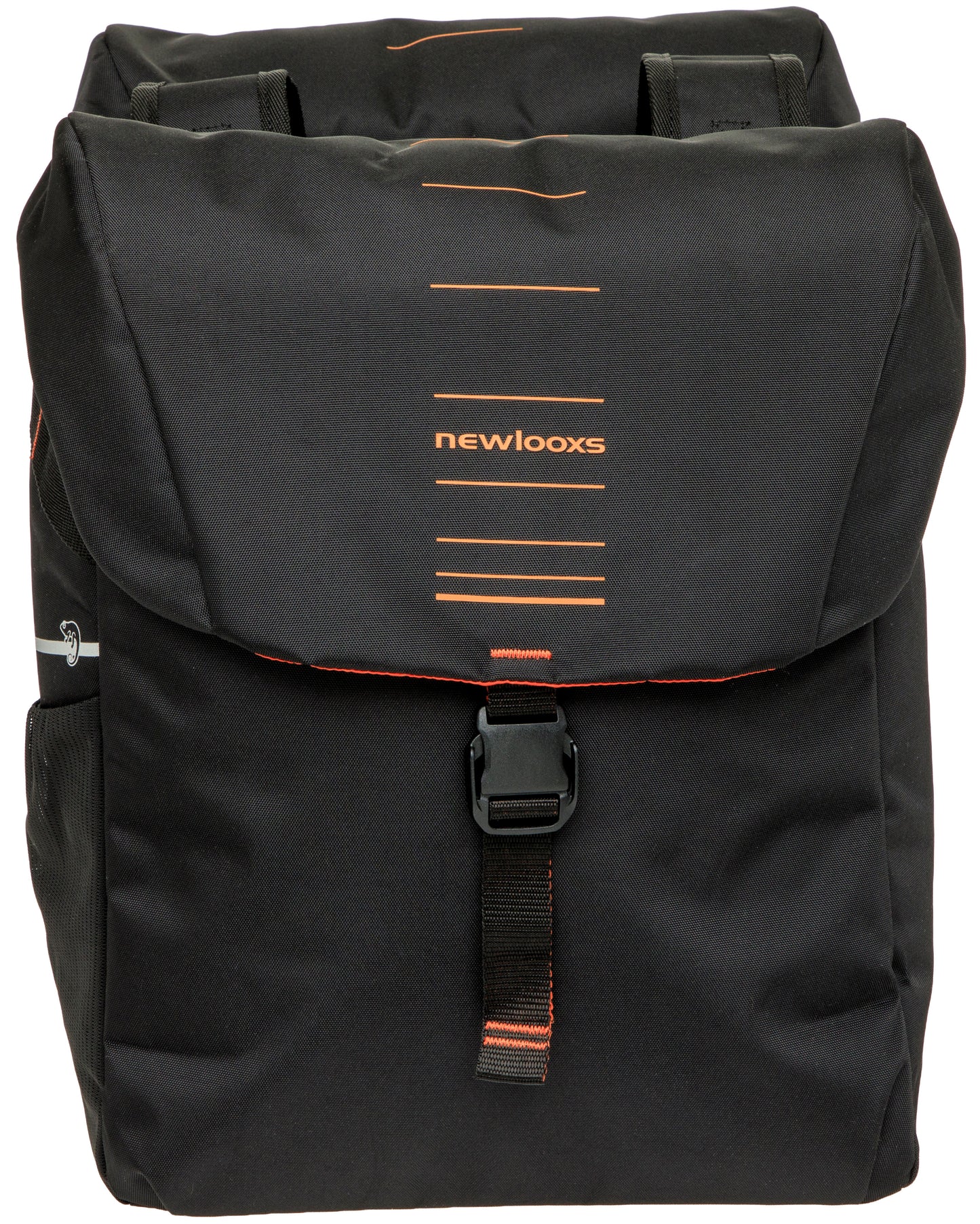 Newlooxs new looxs vigo 536.156 zwart oranje dubbeltas 40l