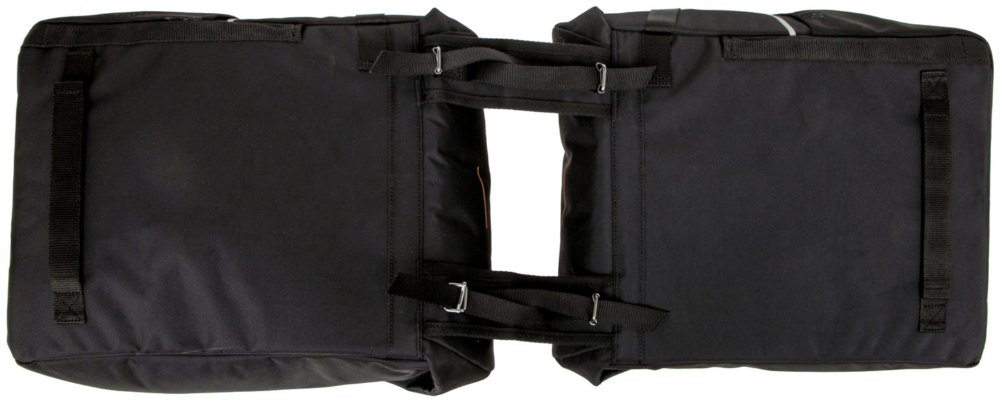 Newlooxs new looxs vigo 536.156 zwart oranje dubbeltas 40l