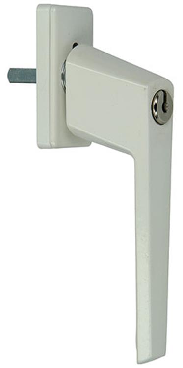 Yale 1019088 - 1 raamkruk met cilinderslot, wit | 5 stuks