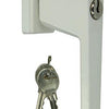 Yale 1019088 - 1 raamkruk met cilinderslot, wit | 5 stuks