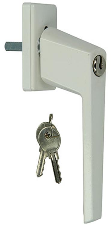 Yale 1019088 - 1 raamkruk met cilinderslot, wit | 5 stuks