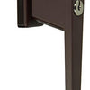 Yale 1019093 - 1 raamkruk met cilinderslot, bruin | 5 stuks