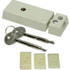 Yale 1019096 - 1 oplegraamslot, enkele pen, wit | 5 stuks
