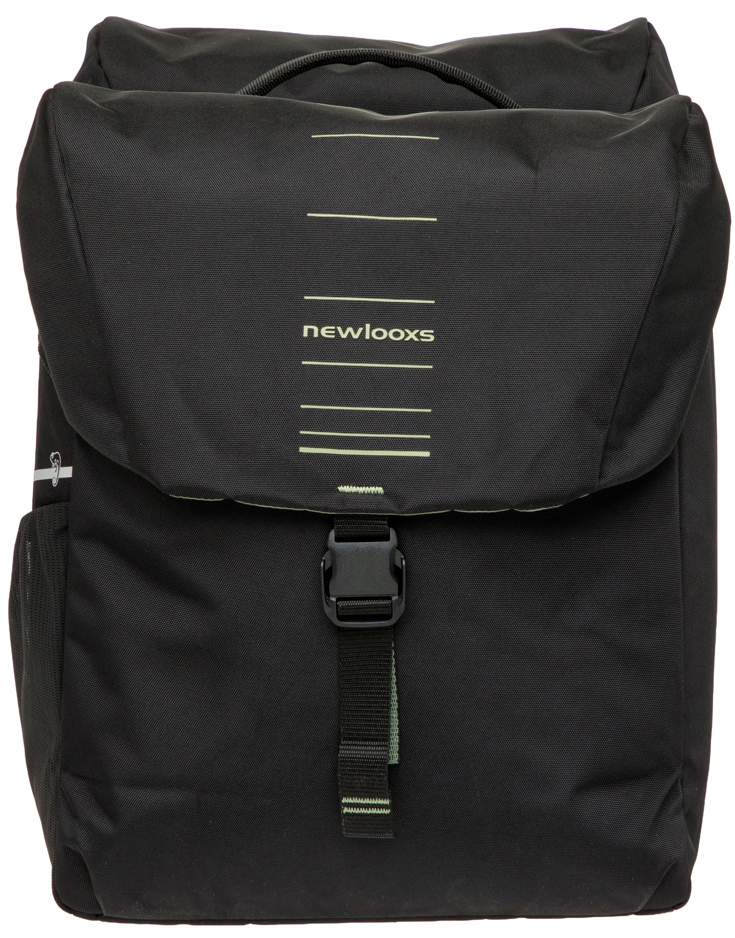 Newlooxs tas new looxs vigo dubbel | zwart groen | mik 2.0 | 40l