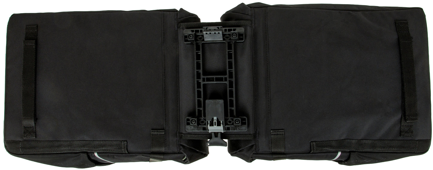 Newlooxs tas new looxs vigo dubbel | zwart groen | mik 2.0 | 40l