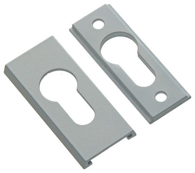 Yale 1019112 - 1 beveiliging profielcil.pz 6mm aluwit | 2 stuks
