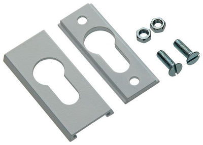 Yale 1019112 - 1 beveiliging profielcil.pz 6mm aluwit | 2 stuks