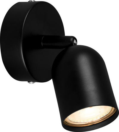 Briloner spot , draaibaar, max. 9 watt, gu10, zwart, 8 cm