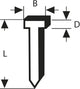 Bosch - nagel type 47 1,8 x 1,27 x 19 mm