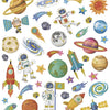 Creativ company stickers ruimtevaart, 1 vel