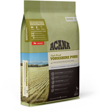 Acana hondenvoer singles - yorkshire varkensvlees, granenvrij - 6kg, gevoelige spijsvertering