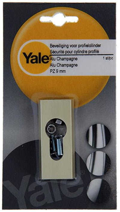Yale 1019120 - 1 beveiliging profielcil.pz 9mm aluchamp | 3 stuks