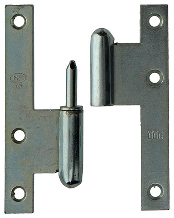 Yale 1019128 - 3 stalen paumellen bichromaat l 110x70mm | 5 stuks