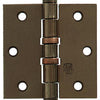 Yale 1019139 - 3 scharnieren met kogellager verbronsd vaasknop 76x76mm | 5 stuks
