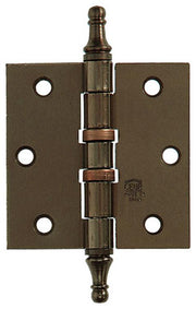 Yale 1019139 - 3 scharnieren met kogellager verbronsd vaasknop 76x76mm | 5 stuks - afbeelding 1