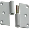 Yale 1019141 - 3 paumellen alu wit afger.hoekrechts 80x80mm | 5 stuks