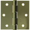 Yale 1019144 - 3 bolknopscharnieren vermessingd 76x76mm | 2 stuks