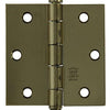 Yale 1019146 - 3 vaasknopscharnieren verbronsd 76x76mm | 2 stuks