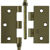 Yale 1019146 - 3 vaasknopscharnieren verbronsd 76x76mm | 2 stuks