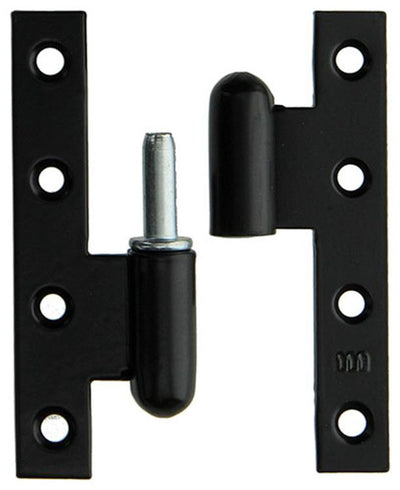 Yale 1019156 - 3 zware paumellen zwart geplast.links 110x70mm | 5 stuks