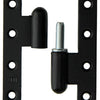 Yale 1019157 - 3 zware paumellen zwart geplast.rechts 110x70mm | 5 stuks