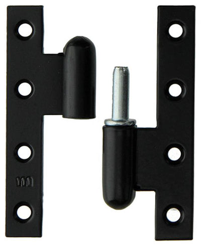 Yale 1019157 - 3 zware paumellen zwart geplast.rechts 110x70mm | 5 stuks