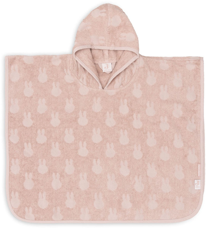 Jollein badponcho badstof miffy jacquard wild rose