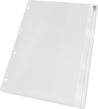 Esselte leitz premium showtas a4 pvc - met schuifsluiting - accessoiremap - 4-gaats - 25 stuks - transparant