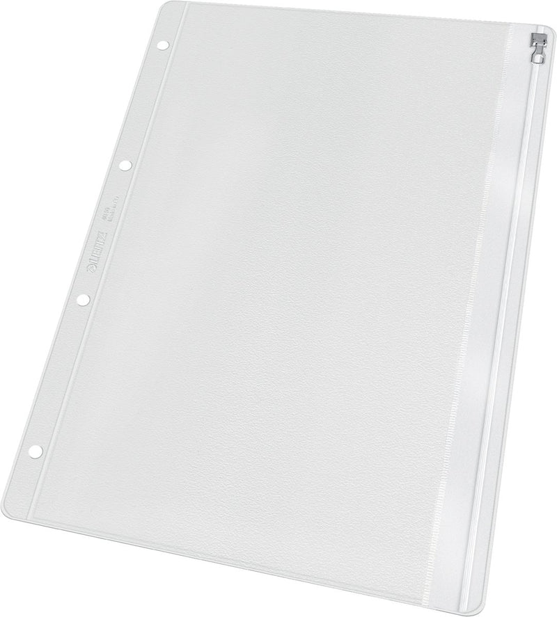 Esselte leitz premium showtas a4 pvc - met schuifsluiting - accessoiremap - 4-gaats - 25 stuks - transparant