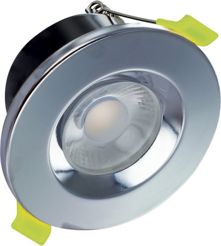 Integral led - inbouwspot - 6 watt - 3000k - 600 lumen - 38° lichthoek - dimbaar - ip65 - chrome