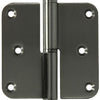 Yale 1019161 - 3 paumellen inox, afger.hoekenlinks 80x80mm | 5 stuks