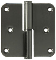 Yale 1019161 - 3 paumellen inox, afger.hoekenlinks 80x80mm | 5 stuks - afbeelding 1