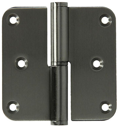 Yale 1019161 - 3 paumellen inox, afger.hoekenlinks 80x80mm | 5 stuks