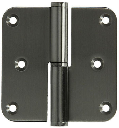 Yale 1019162 - 3 paumellen inox, afger.hoekenrechts 80x80mm | 5 stuks