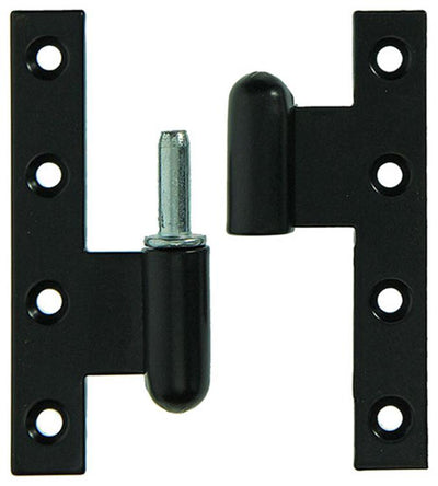 Yale 1019163 - 3 zware paumellen zwart geplast.links 110x80mm | 5 stuks