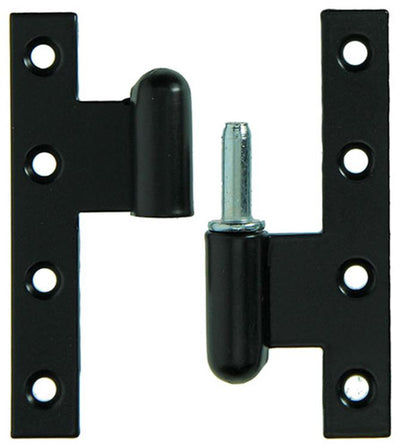 Yale 1019164 - 3 zware paumellen zwart geplast.rechts 110x80mm | 5 stuks