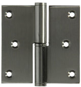 Yale 1019167 - 1 roestvrij stalen paumel rechts met rechte hoek 80 x 82 | 5 stuks - afbeelding 1