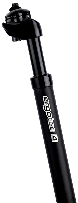 Ergotec zadelpen verend sp-4.0 ø27.2 350 mm - zwart