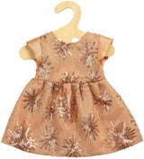 Heless poppen glitterjurk rose gold, 35-45 cm - afbeelding 1